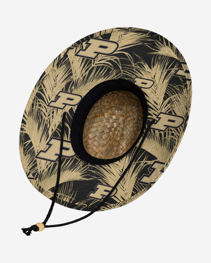 Purdue Boilermakers Floral Straw Hat FOCO - FOCO.com