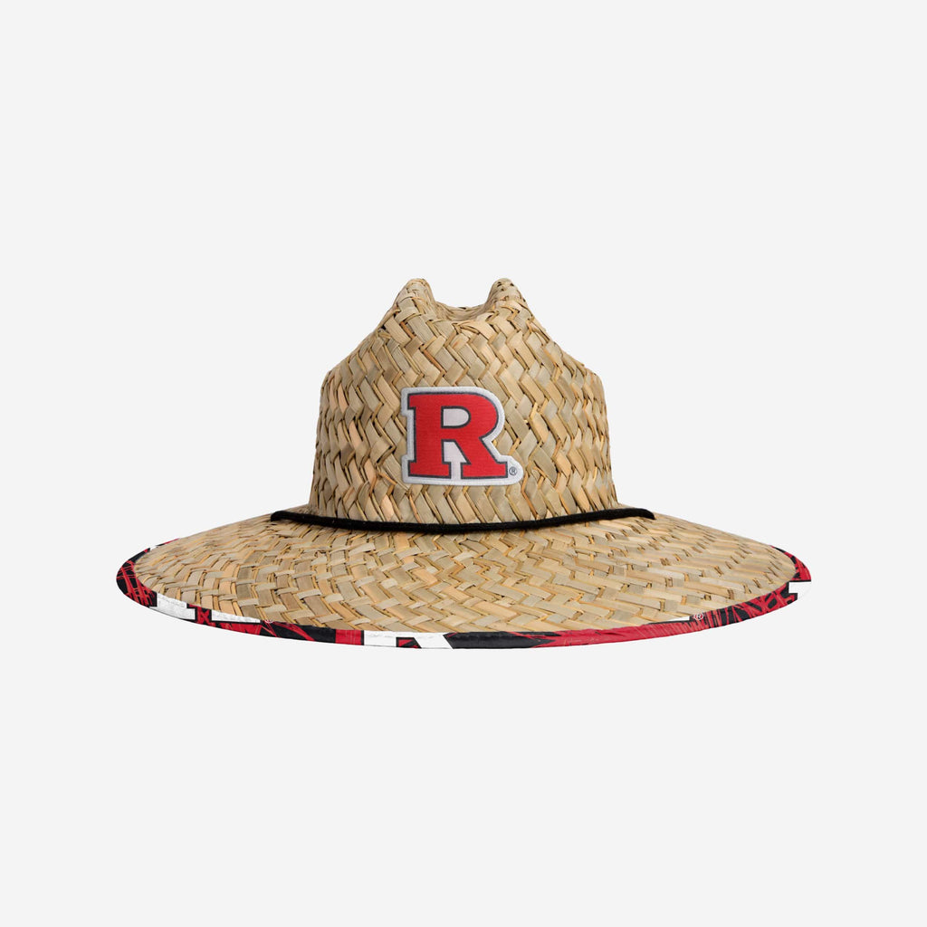 Rutgers Scarlet Knights Floral Straw Hat FOCO - FOCO.com