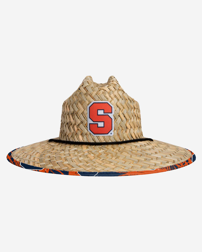 Syracuse Orange Floral Straw Hat FOCO - FOCO.com