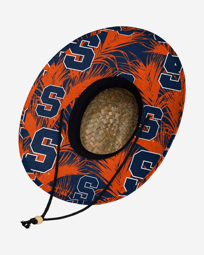 Syracuse Orange Floral Straw Hat FOCO - FOCO.com