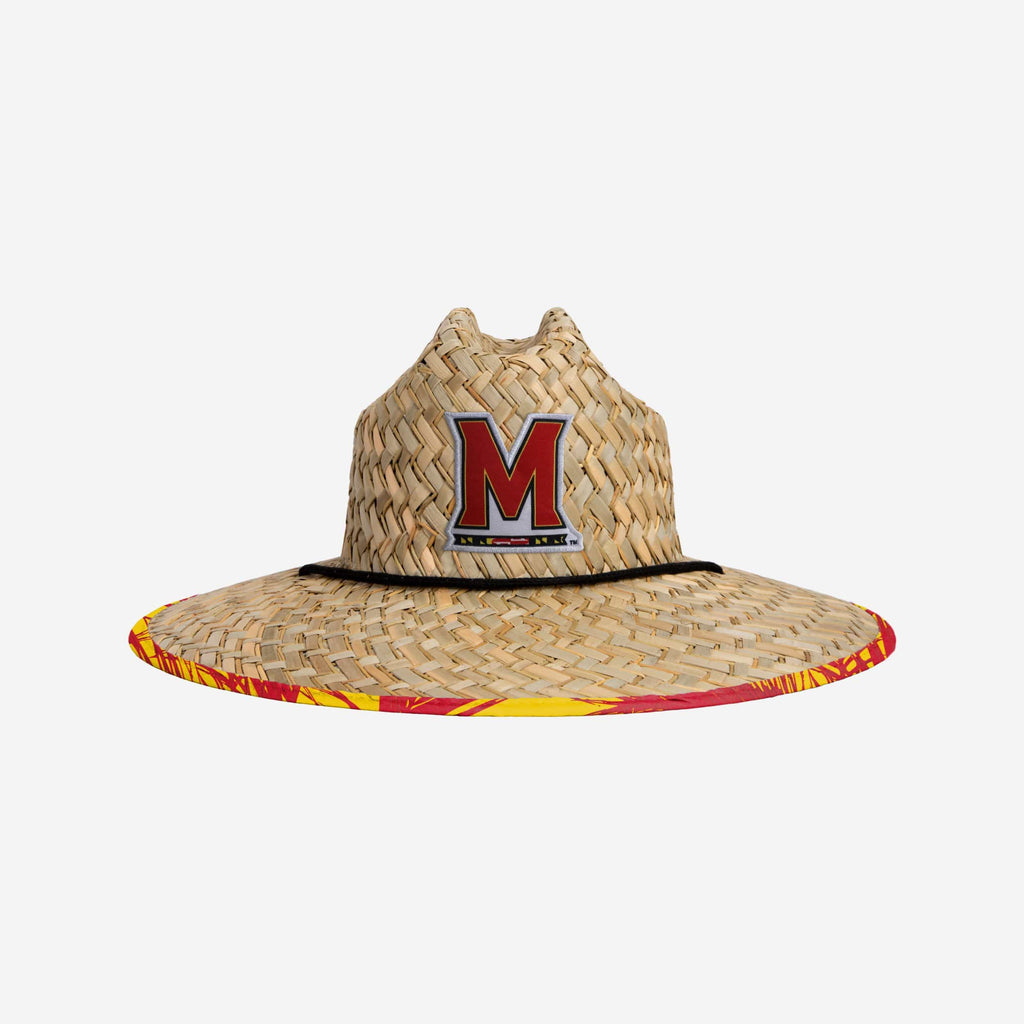 Maryland Terrapins Floral Straw Hat FOCO - FOCO.com