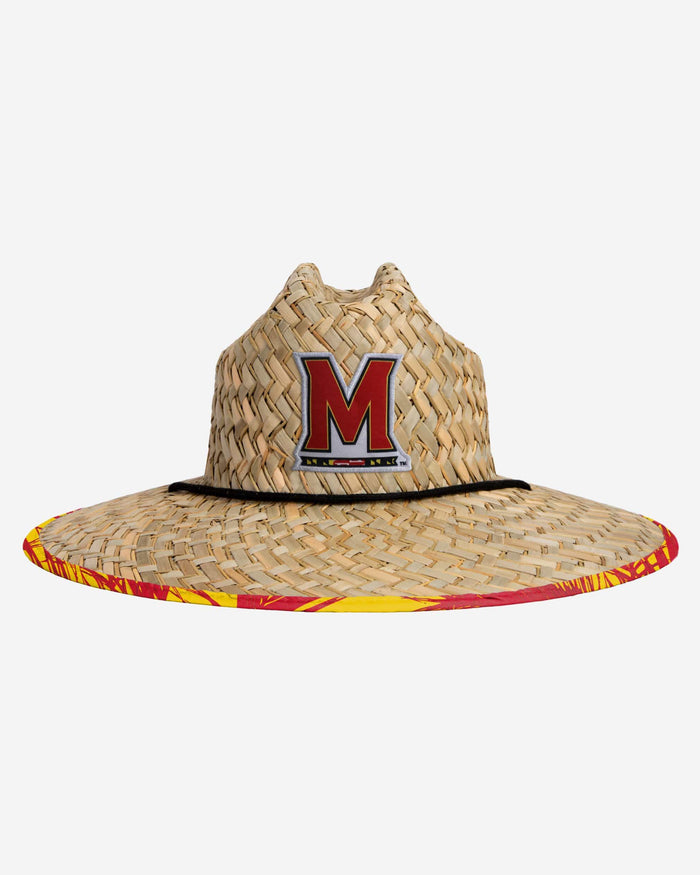 Maryland Terrapins Floral Straw Hat FOCO - FOCO.com