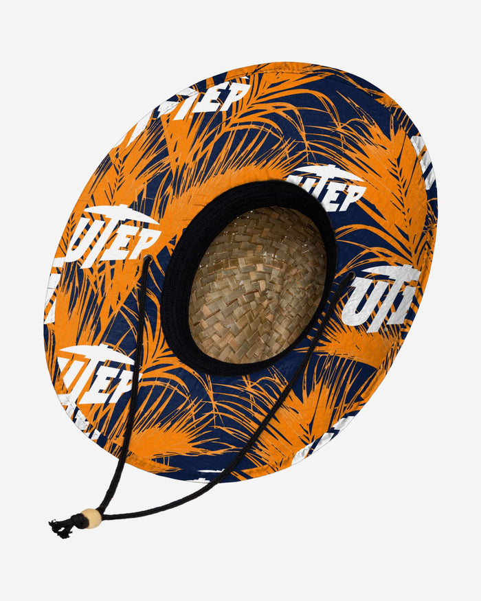 UTEP Miners Floral Straw Hat FOCO - FOCO.com