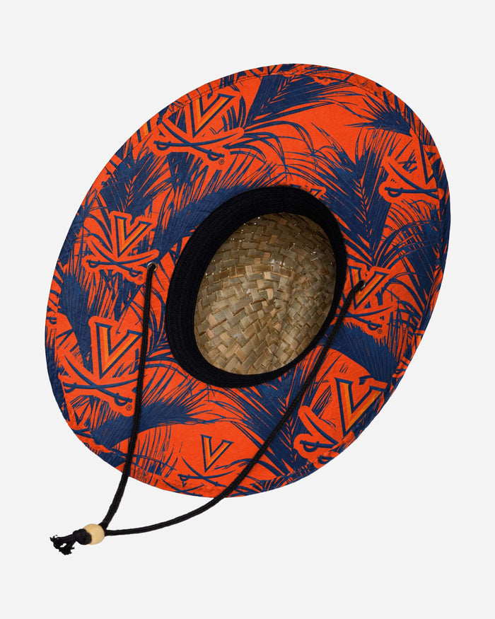 Virginia Cavaliers Floral Straw Hat FOCO - FOCO.com