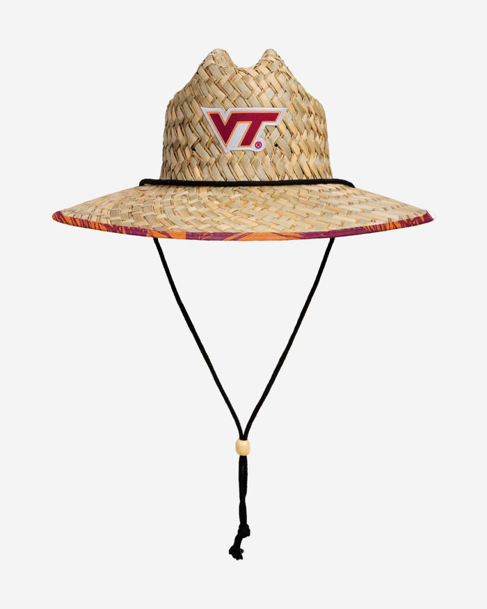 Virginia Tech Hokies Floral Straw Hat FOCO - FOCO.com