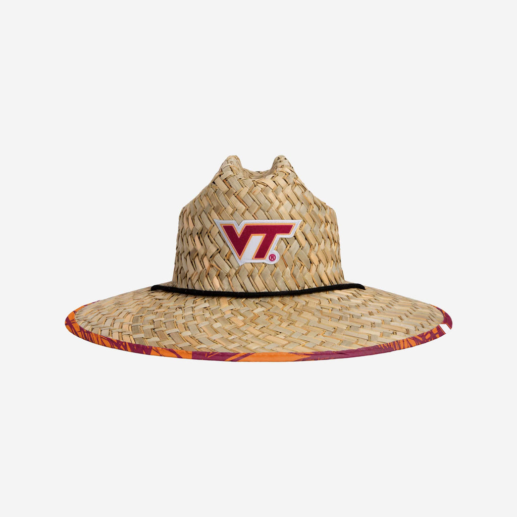 Virginia Tech Hokies Floral Straw Hat FOCO - FOCO.com