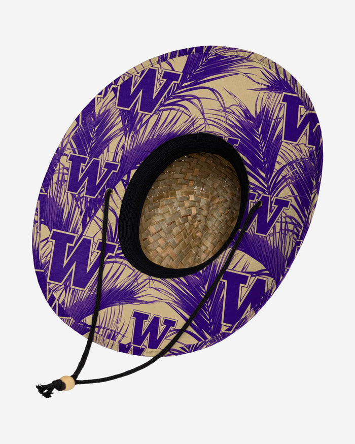 Washington Huskies Floral Straw Hat FOCO - FOCO.com