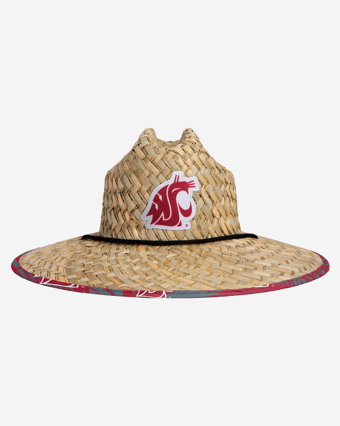 Washington State Cougars Floral Straw Hat FOCO - FOCO.com