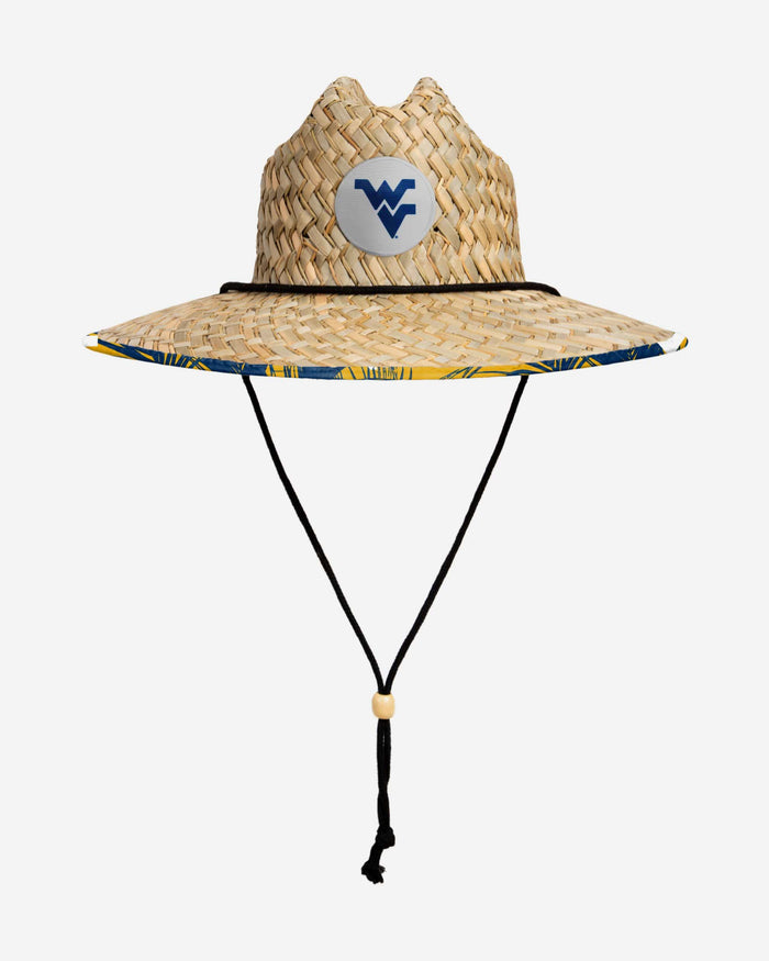 West Virginia Mountaineers Floral Straw Hat FOCO - FOCO.com