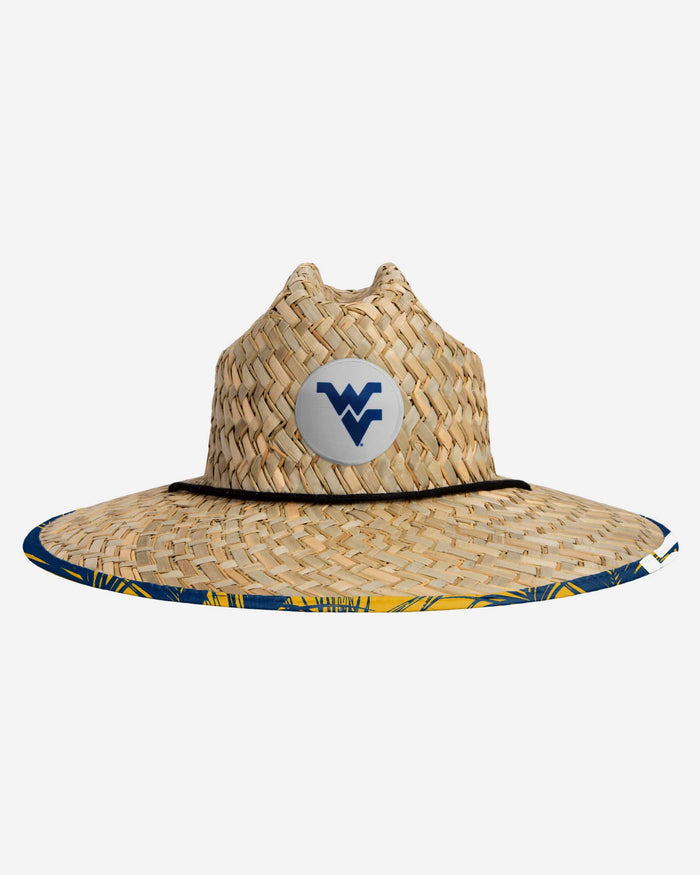 West Virginia Mountaineers Floral Straw Hat FOCO - FOCO.com