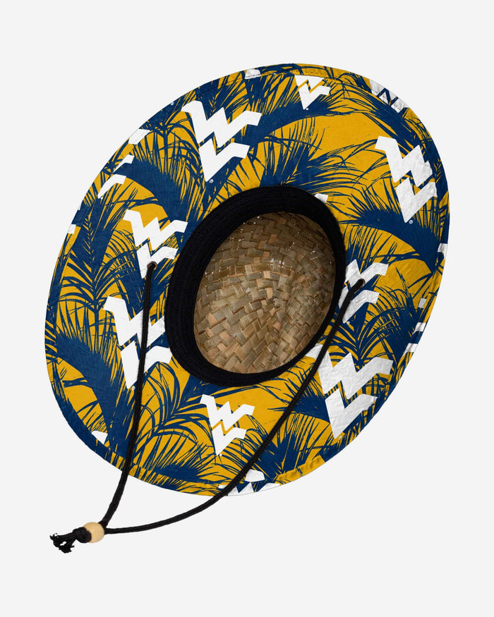 West Virginia Mountaineers Floral Straw Hat FOCO - FOCO.com