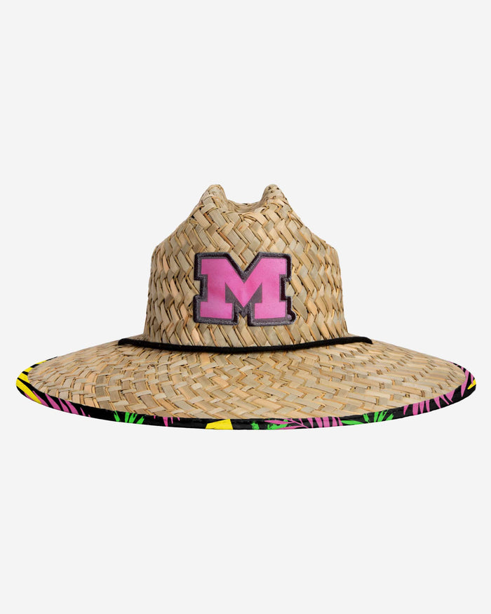 Michigan Wolverines Highlights Straw Hat FOCO - FOCO.com