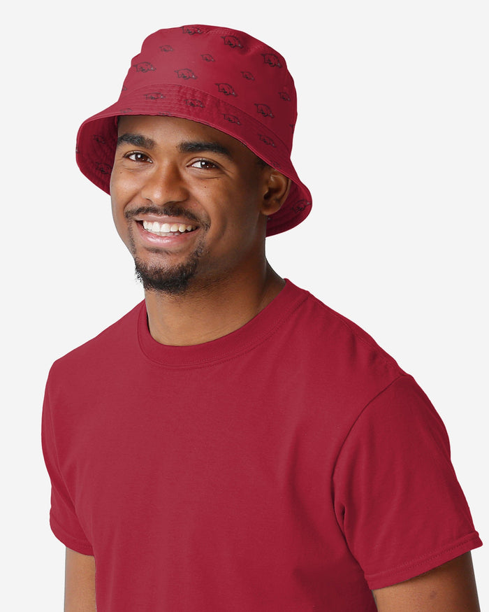 Arkansas Razorbacks Mini Print Bucket Hat FOCO - FOCO.com