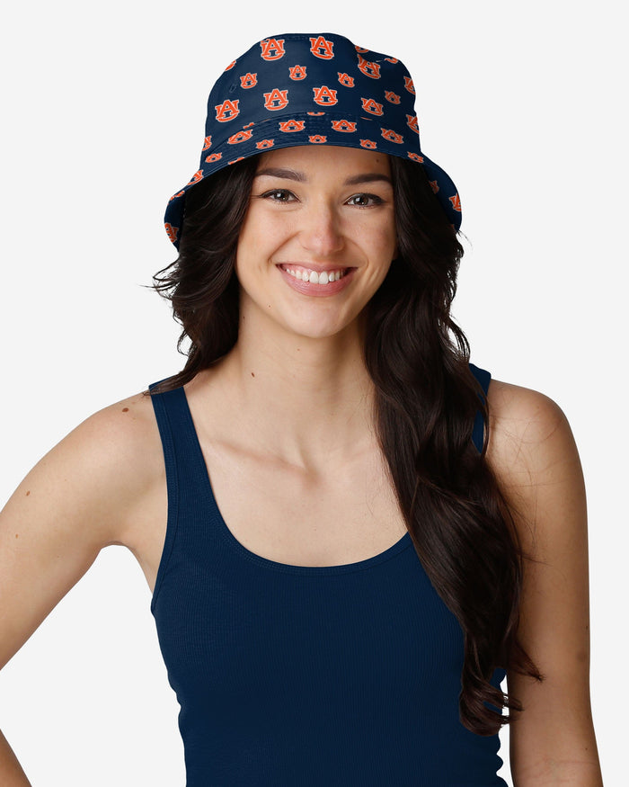 Auburn Tigers Mini Print Bucket Hat FOCO - FOCO.com