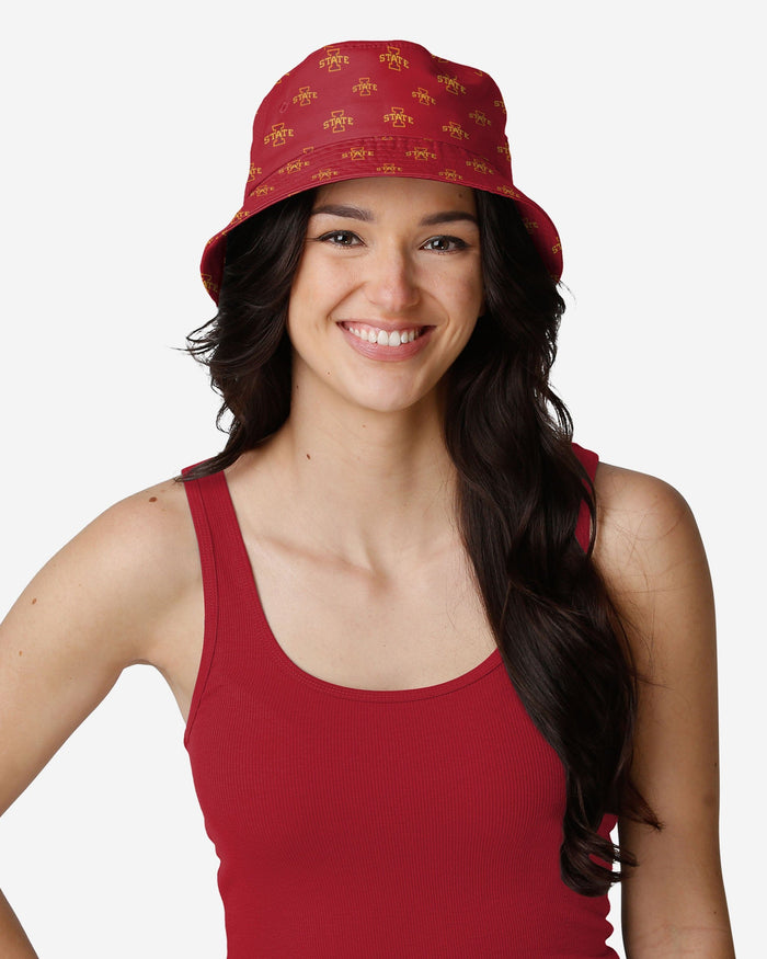 Iowa State Cyclones Mini Print Bucket Hat FOCO - FOCO.com