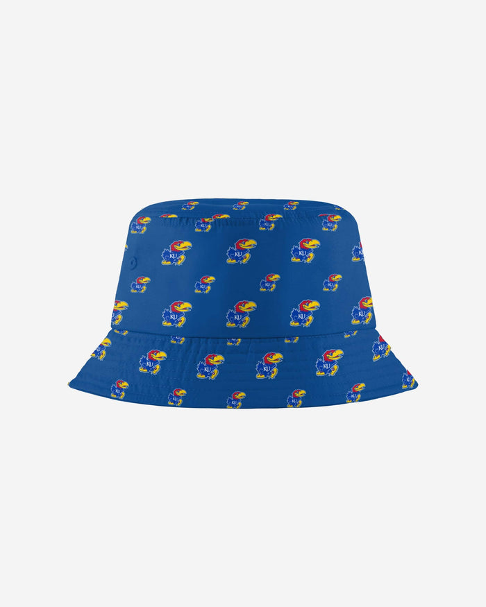 Kansas Jayhawks Mini Print Bucket Hat FOCO - FOCO.com