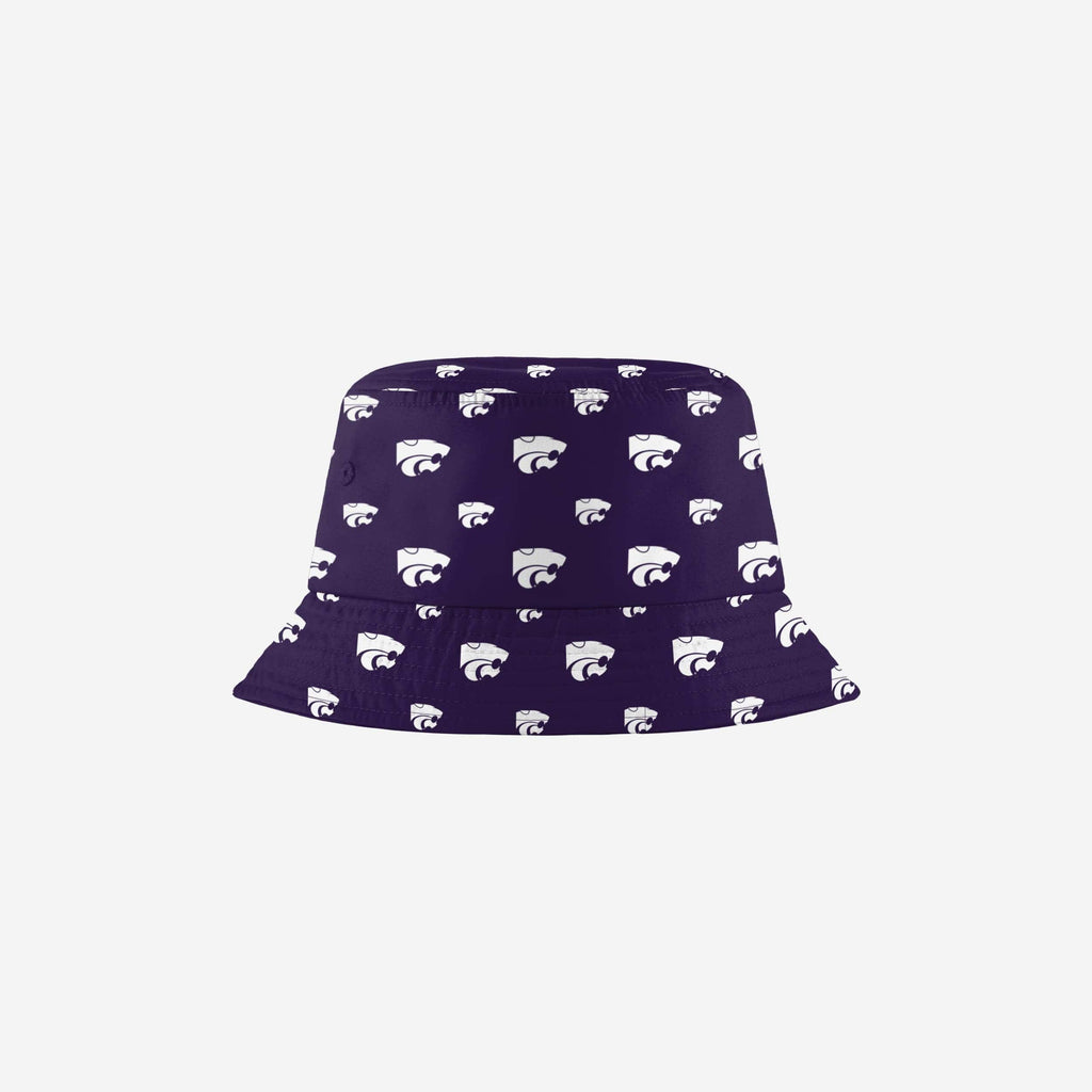 Kansas State Wildcats Mini Print Bucket Hat FOCO - FOCO.com