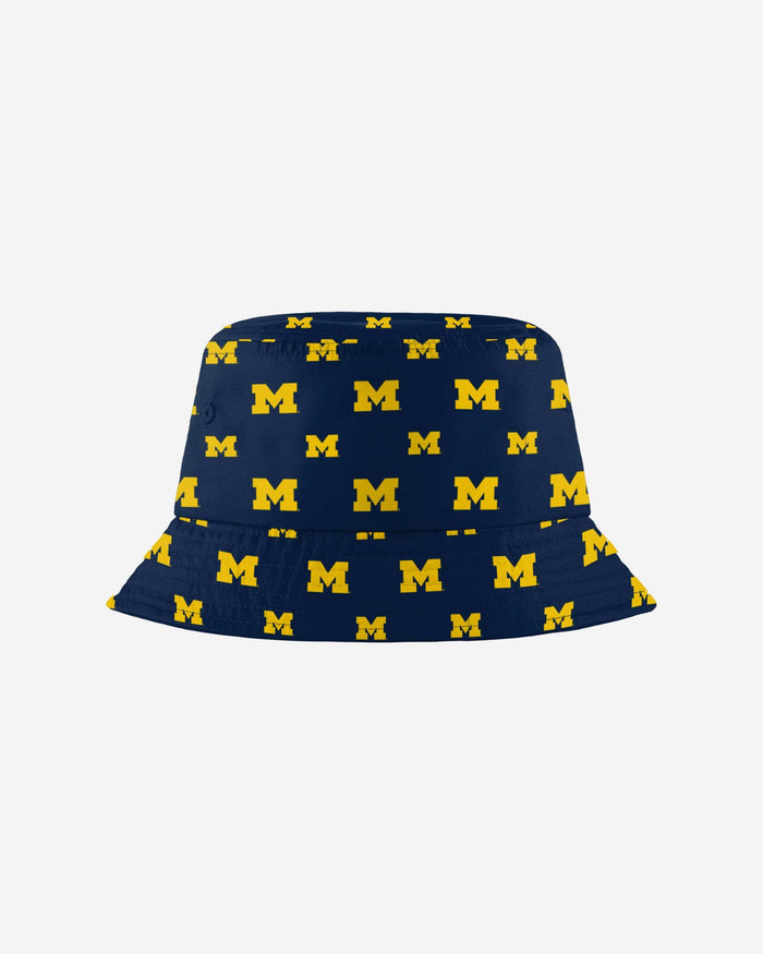 Michigan Wolverines Mini Print Bucket Hat FOCO - FOCO.com