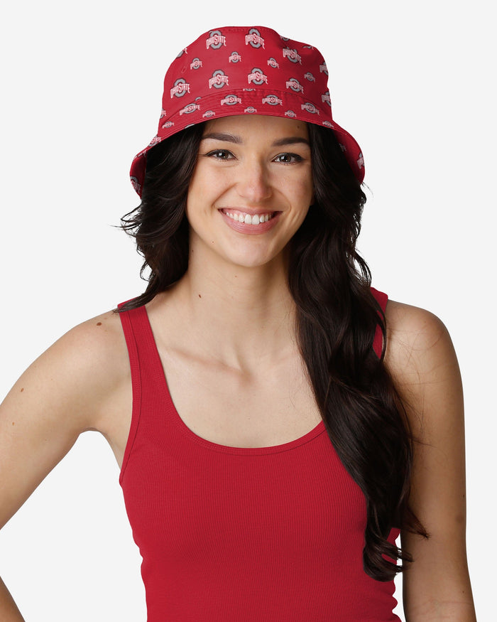 Ohio State Buckeyes Mini Print Bucket Hat FOCO - FOCO.com