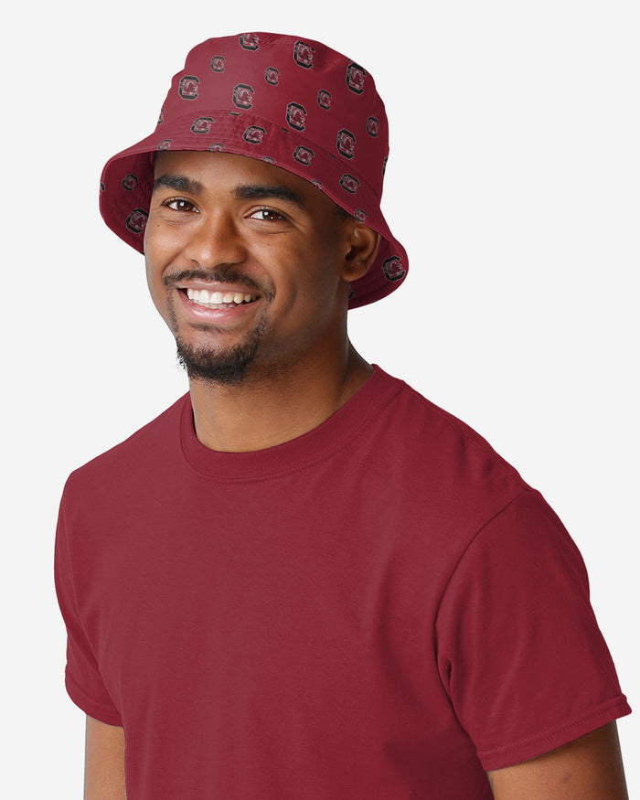 South Carolina Gamecocks Mini Print Bucket Hat FOCO - FOCO.com