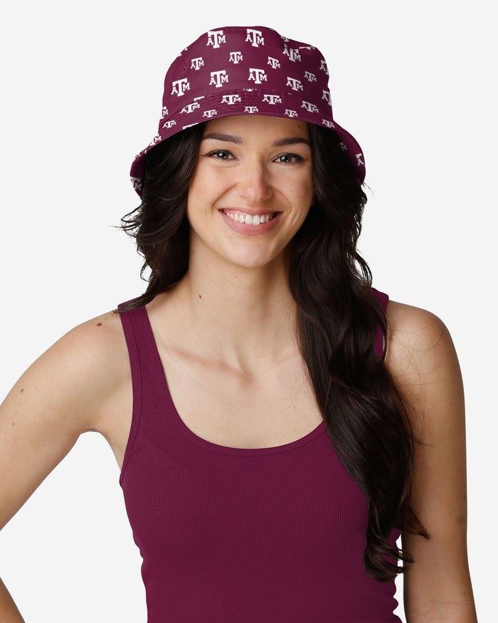 Texas A&M Aggies Mini Print Bucket Hat FOCO - FOCO.com