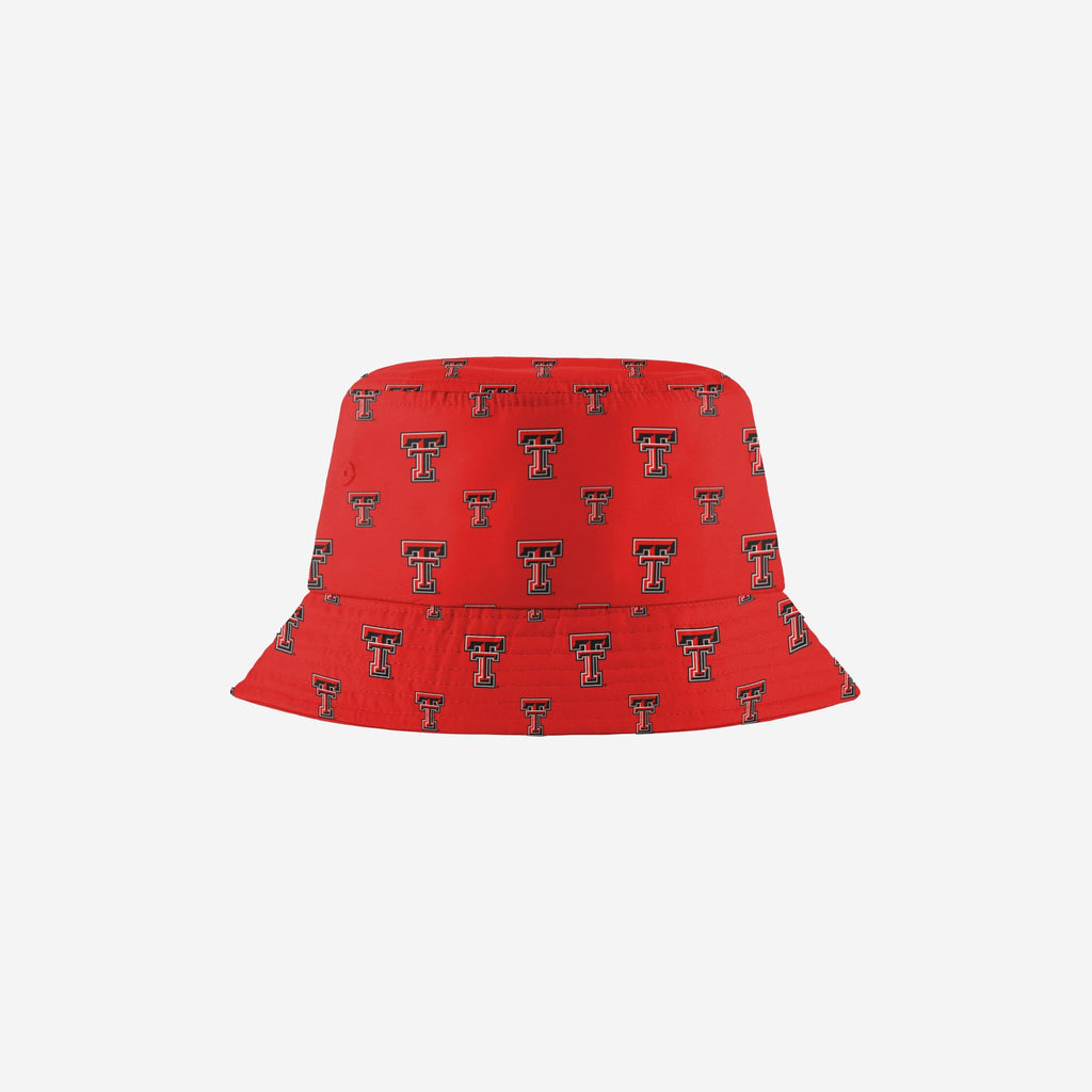 Texas Tech Red Raiders Mini Print Bucket Hat FOCO - FOCO.com