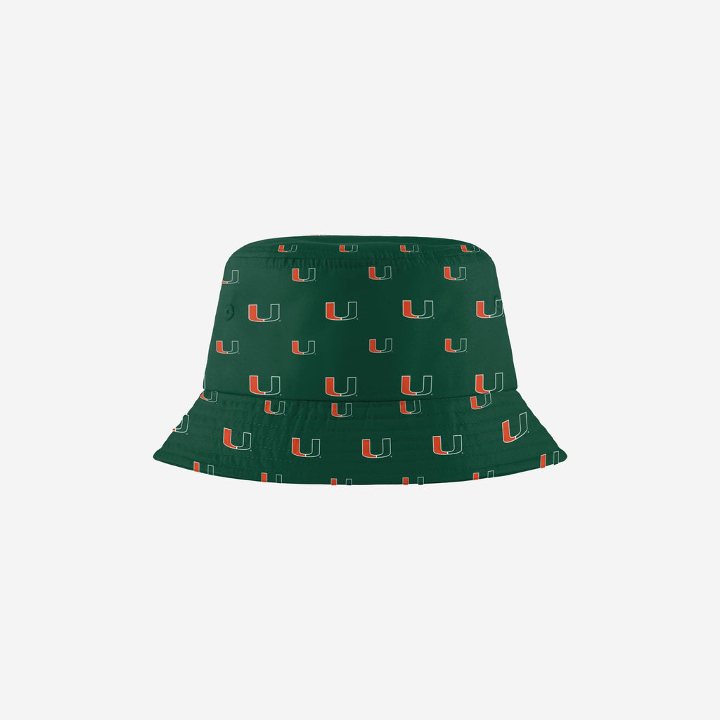 Miami Hurricanes Mini Print Bucket Hat FOCO - FOCO.com