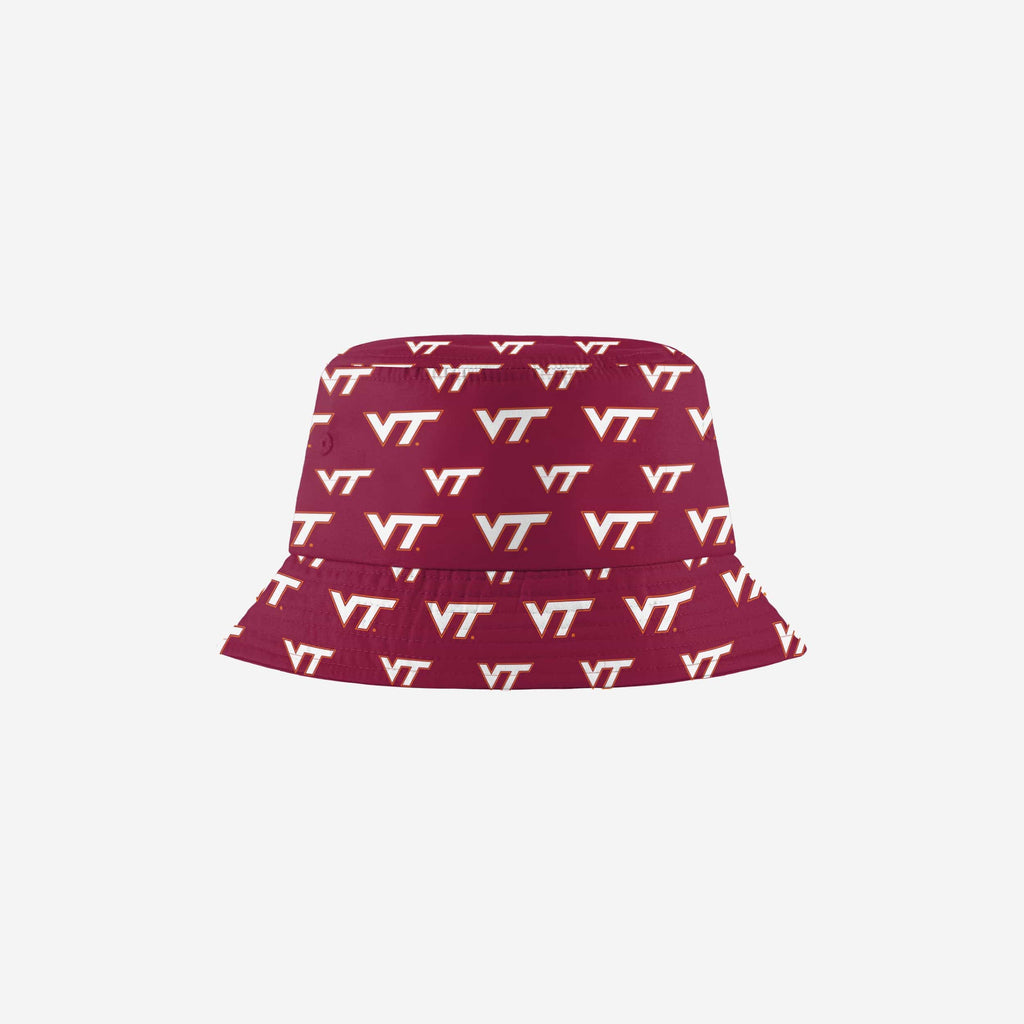 Virginia Tech Hokies Mini Print Bucket Hat FOCO - FOCO.com