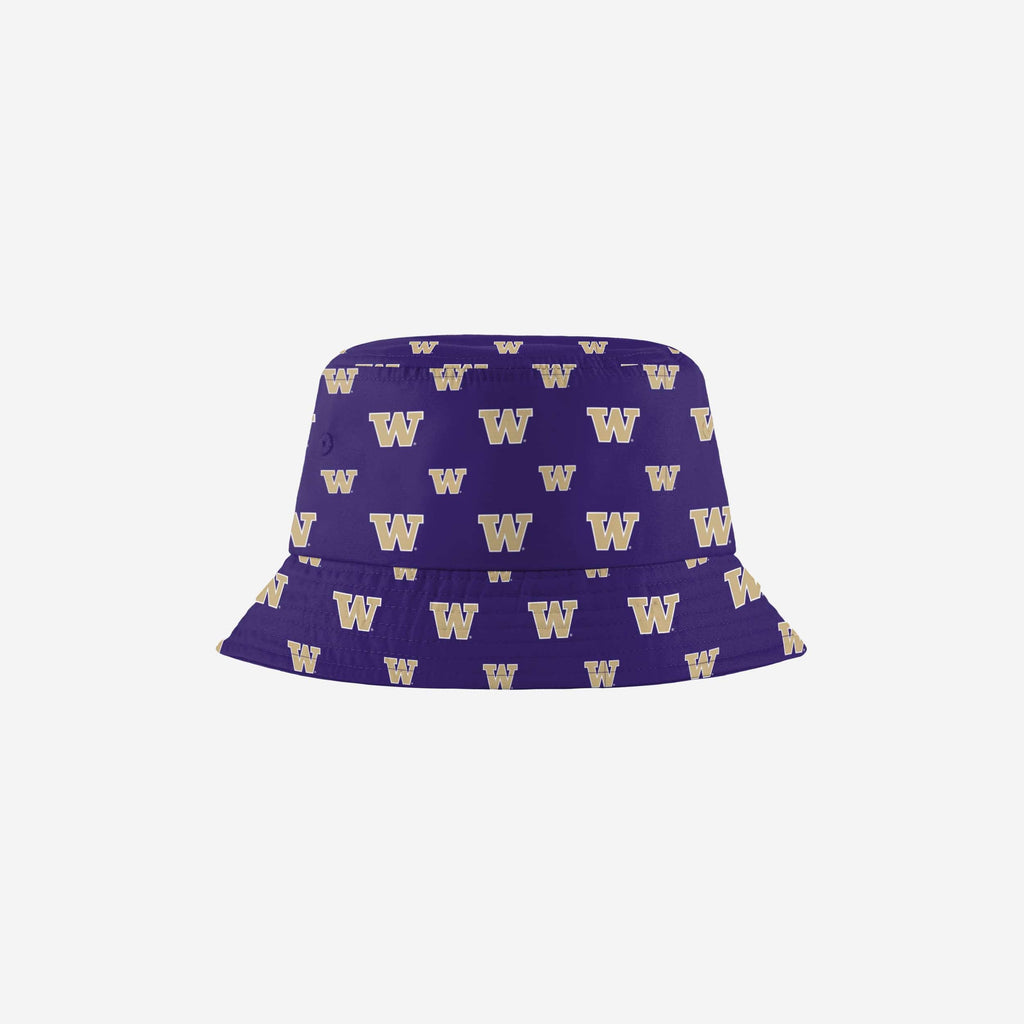 Washington Huskies Mini Print Bucket Hat FOCO - FOCO.com