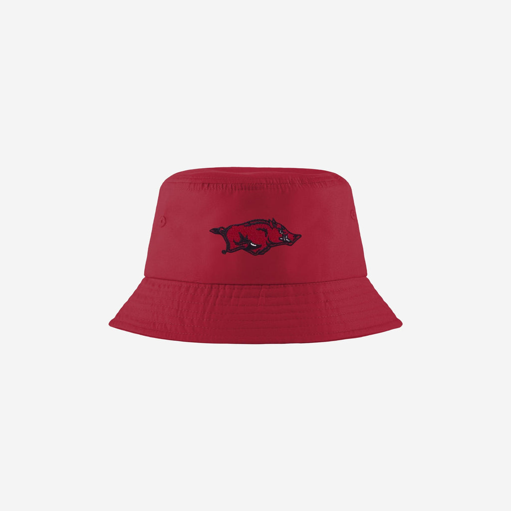 Arkansas Razorbacks Solid Bucket Hat FOCO - FOCO.com