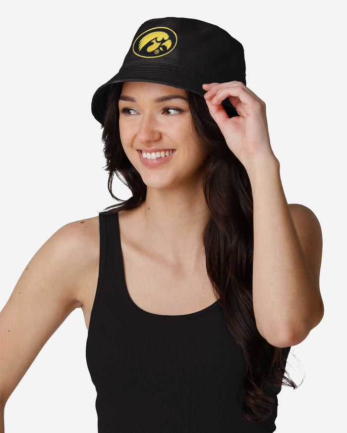 Iowa Hawkeyes Solid Bucket Hat FOCO - FOCO.com