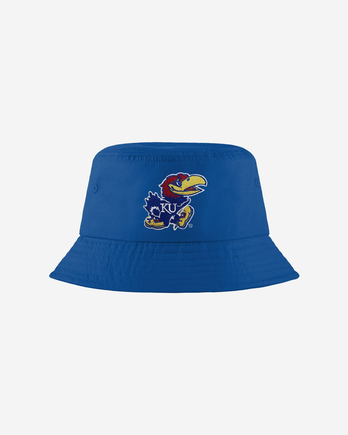 Kansas Jayhawks Solid Bucket Hat FOCO - FOCO.com