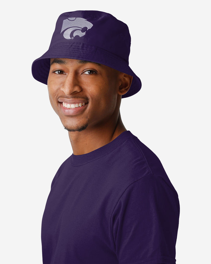 Kansas State Wildcats Solid Bucket Hat FOCO - FOCO.com