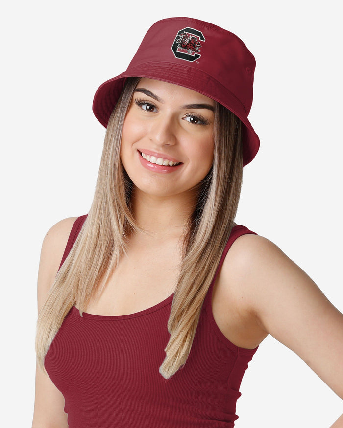 South Carolina Gamecocks Solid Bucket Hat FOCO - FOCO.com