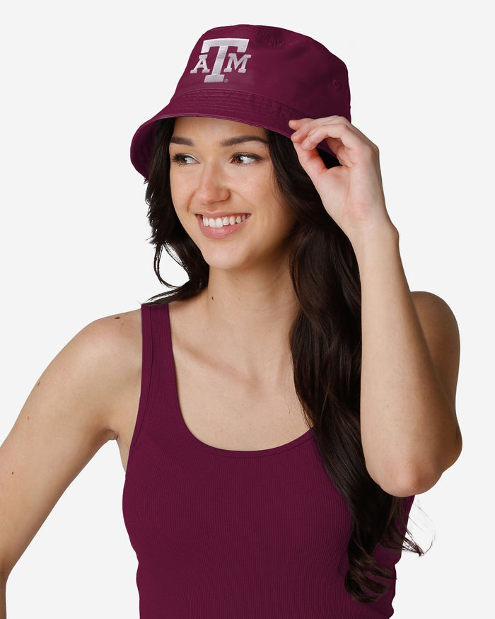 Texas A&M Aggies Solid Bucket Hat FOCO - FOCO.com