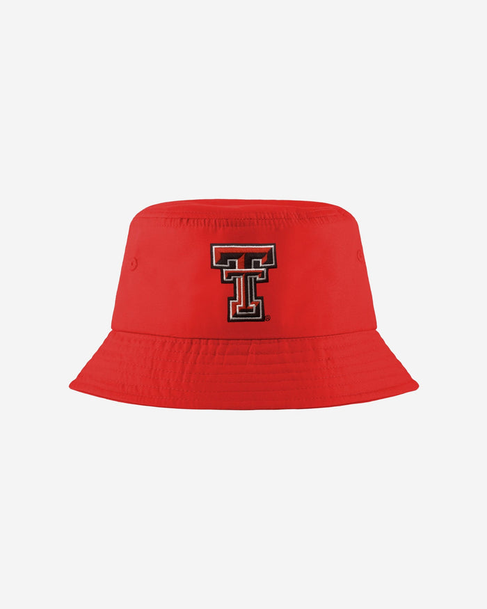 Texas Tech Red Raiders Solid Bucket Hat FOCO - FOCO.com