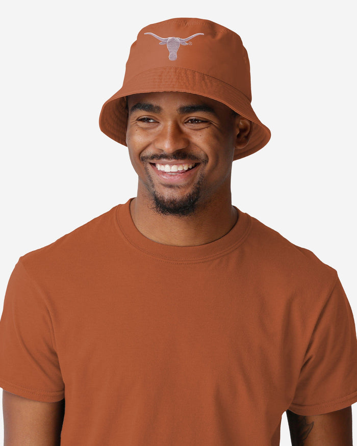 Texas Longhorns Solid Bucket Hat FOCO - FOCO.com