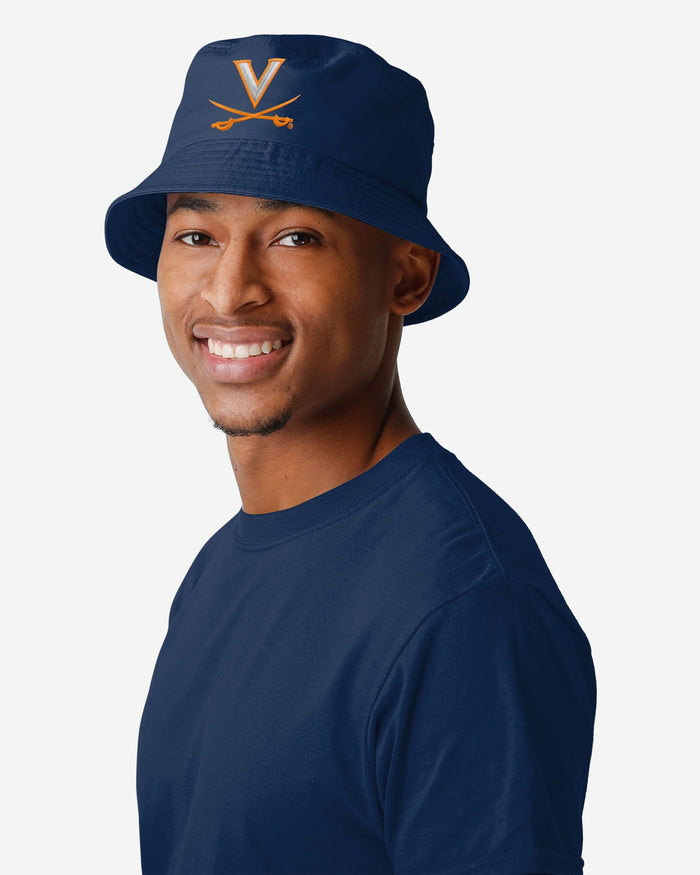 Virginia Cavaliers Solid Bucket Hat FOCO - FOCO.com