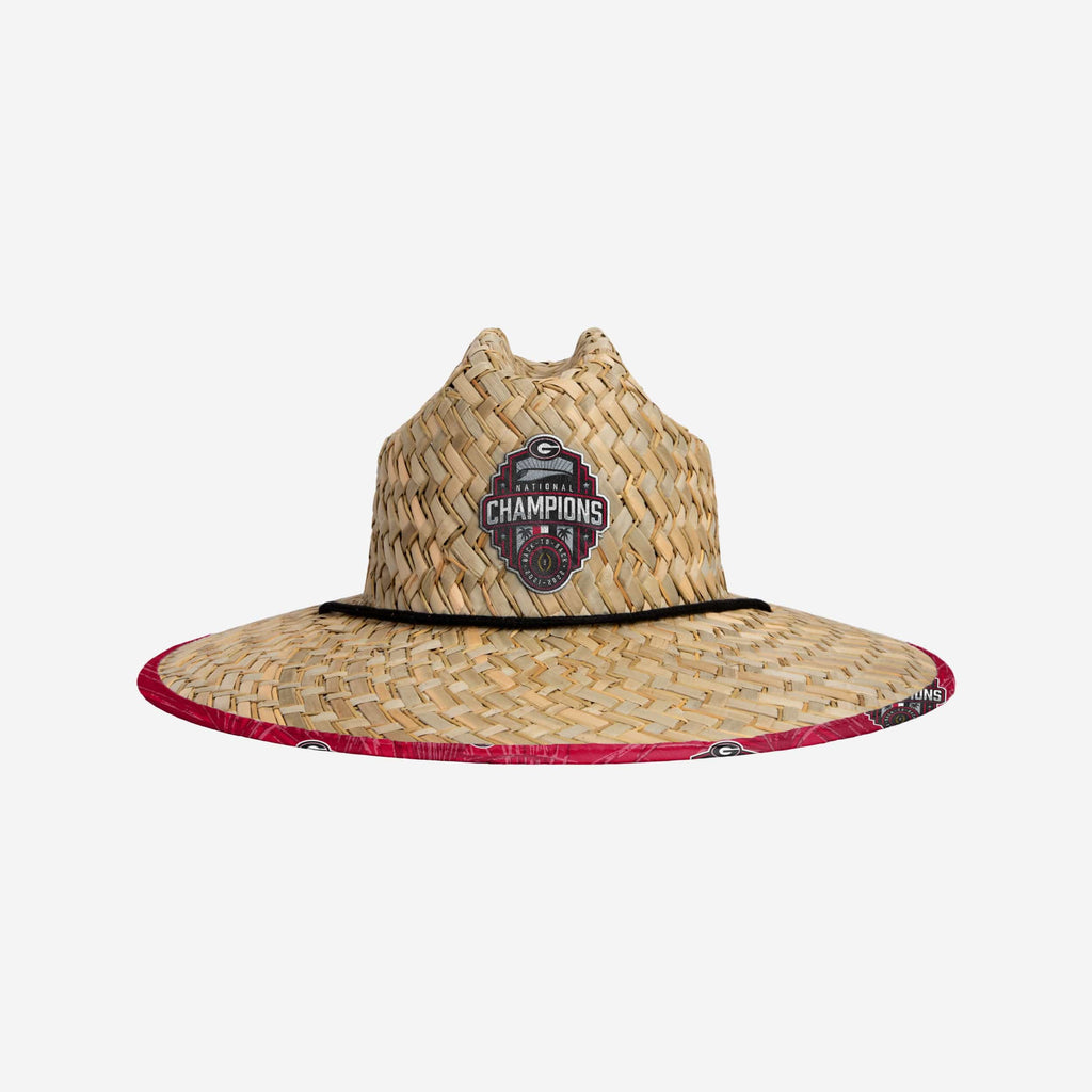 Georgia Bulldogs 2022 Football National Champions Straw Hat FOCO - FOCO.com