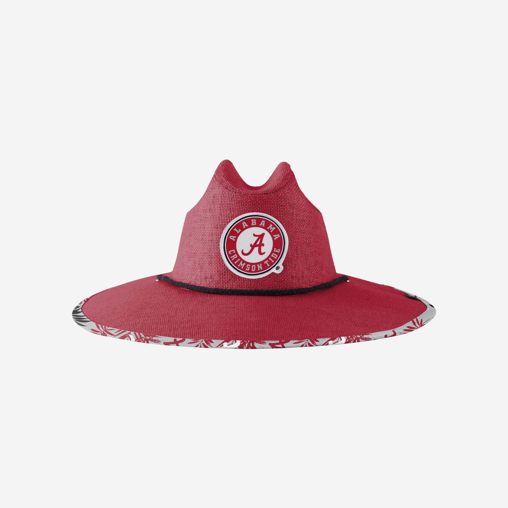 Alabama Crimson Tide Team Color Straw Hat FOCO - FOCO.com