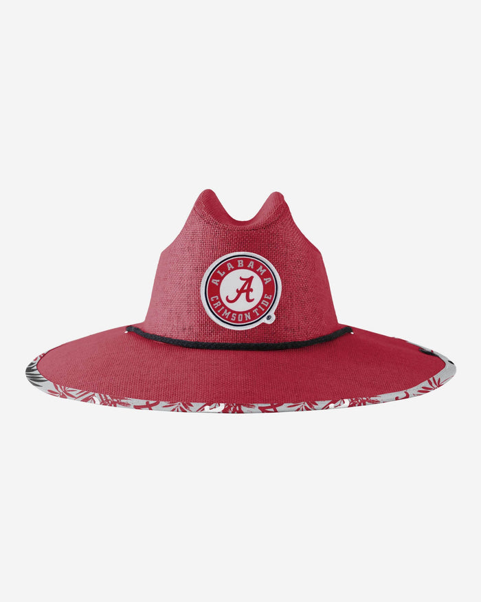 Alabama Crimson Tide Team Color Straw Hat FOCO - FOCO.com