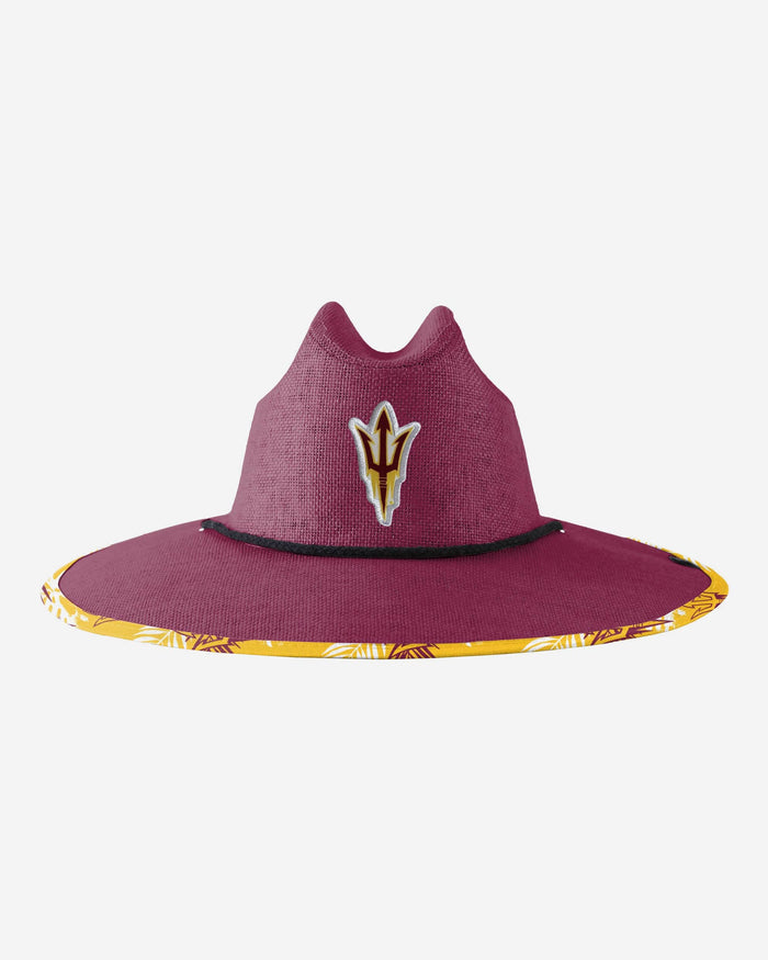 Arizona State Sun Devils Team Color Straw Hat FOCO - FOCO.com