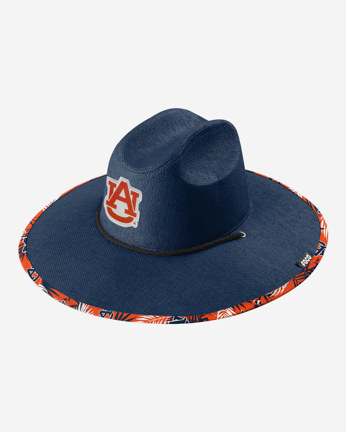 Auburn Tigers Team Color Straw Hat FOCO - FOCO.com