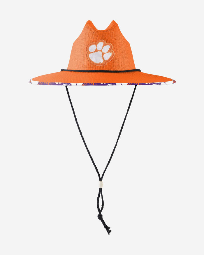 Clemson Tigers Team Color Straw Hat FOCO - FOCO.com