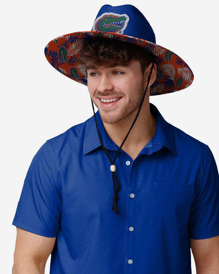 Florida Gators Team Color Straw Hat FOCO - FOCO.com