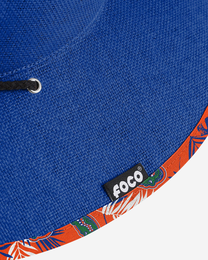 Florida Gators Team Color Straw Hat FOCO - FOCO.com