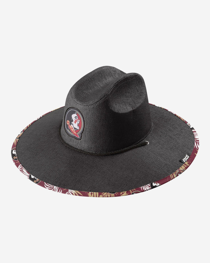 Florida State Seminoles Team Color Straw Hat FOCO - FOCO.com