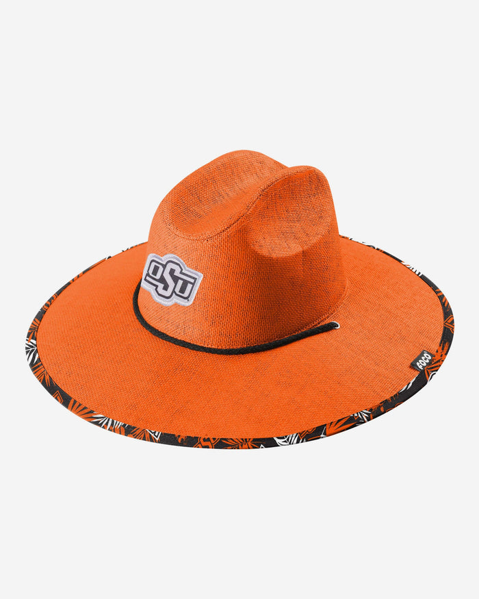 Oklahoma State Cowboys Team Color Straw Hat FOCO - FOCO.com