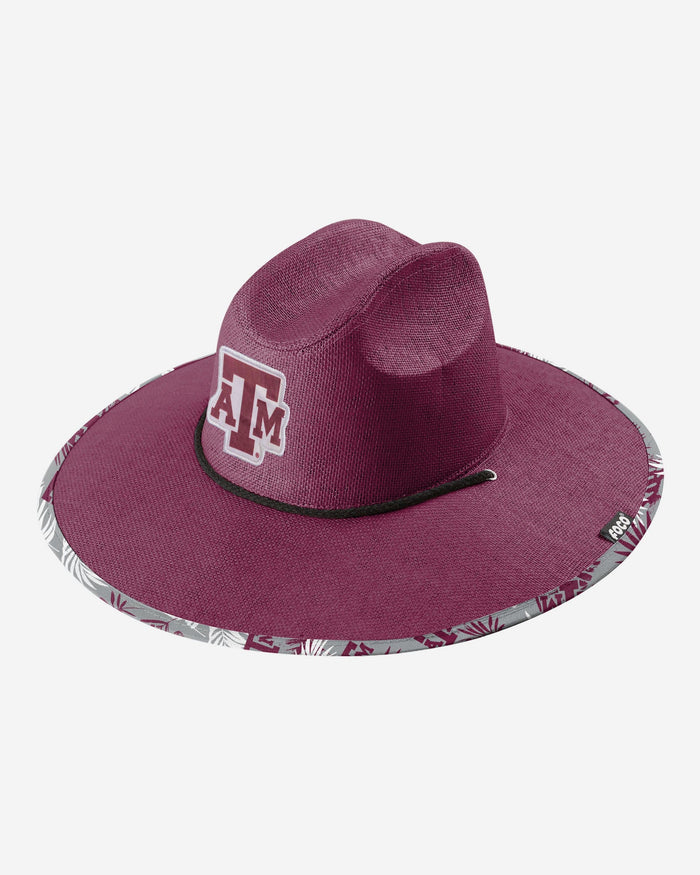 Texas A&M Aggies Team Color Straw Hat FOCO - FOCO.com