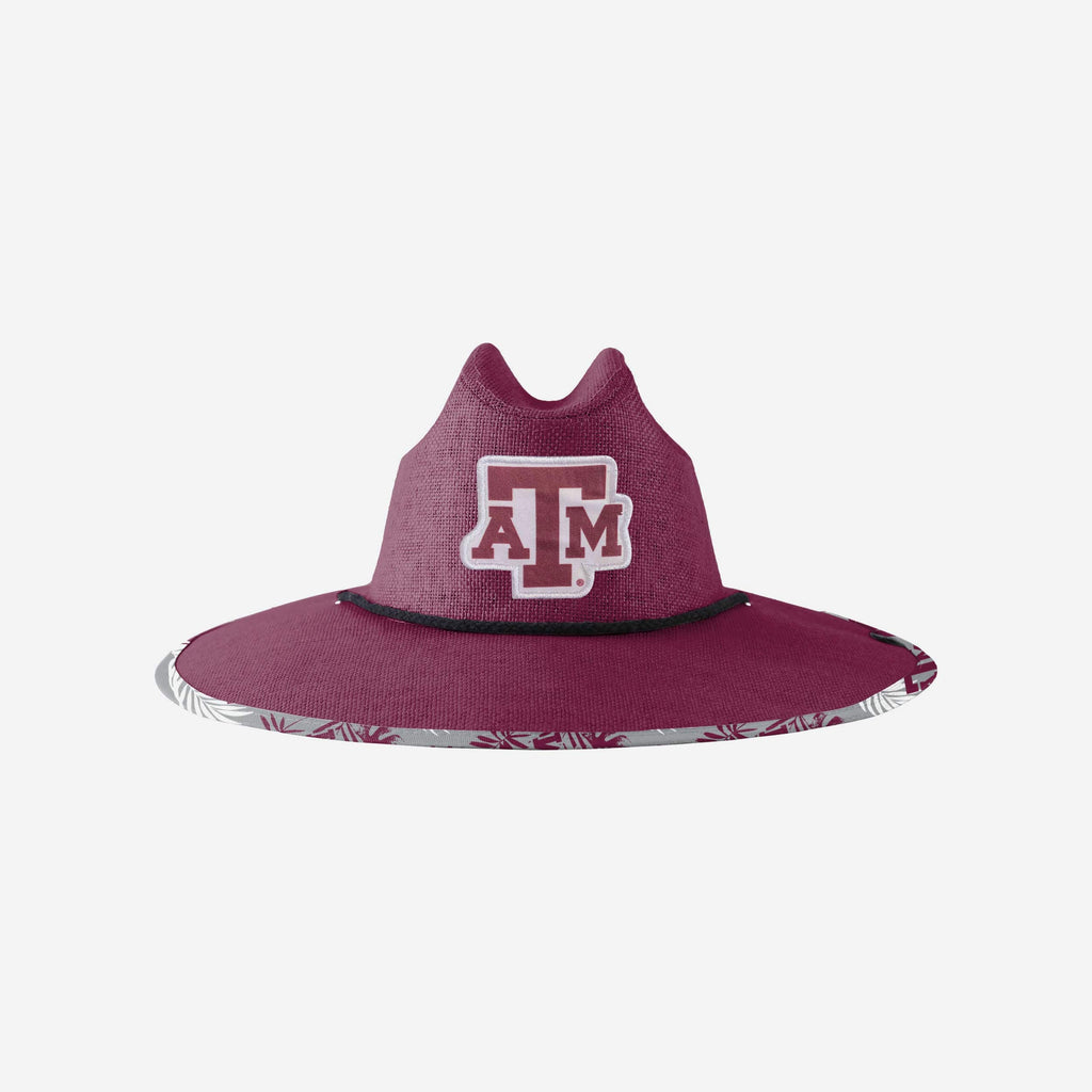 Texas A&M Aggies Team Color Straw Hat FOCO - FOCO.com